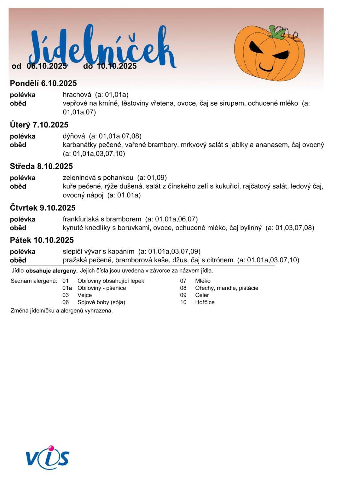 Polední menu