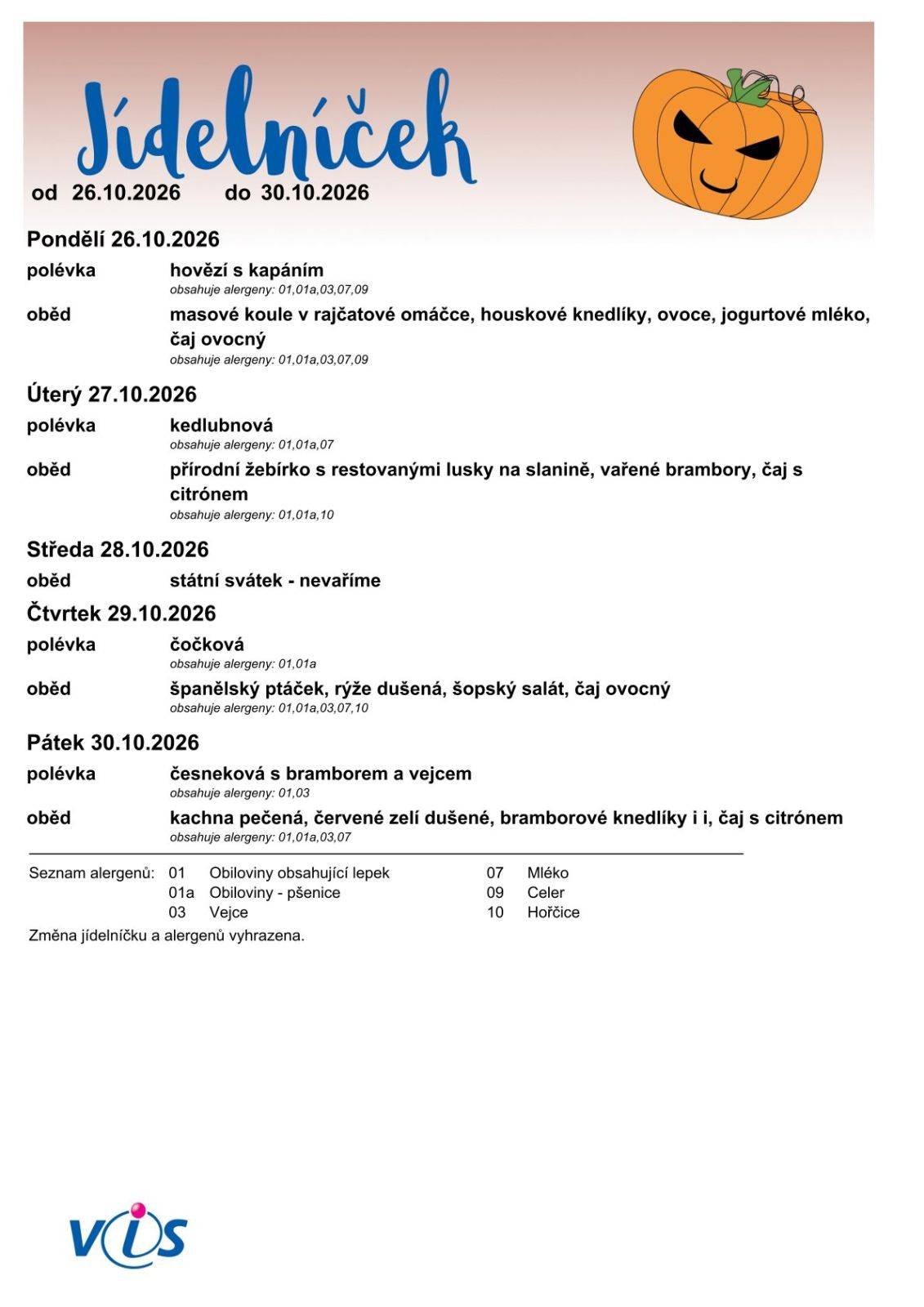Polední menu