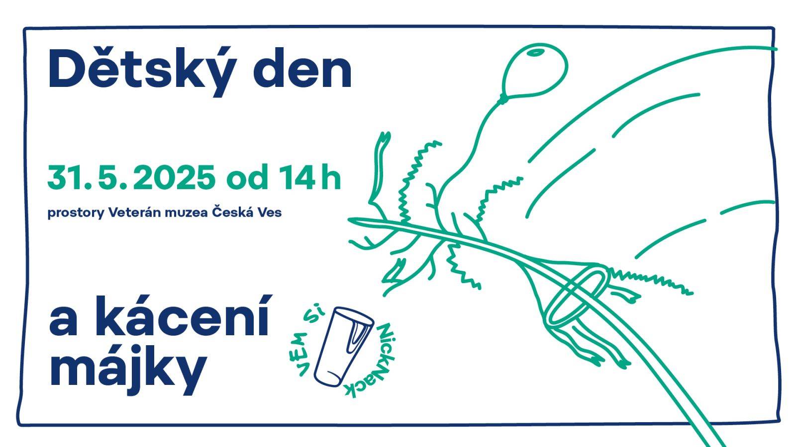 Dětský den a kácení májky