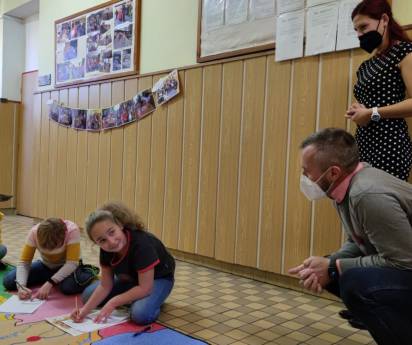 Senátor Miroslav Adámek navštívil naši školu