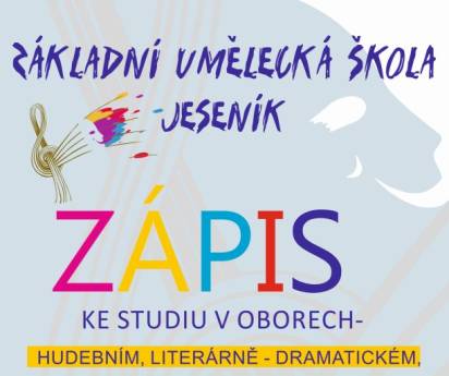 ZUŠ Jeseník působí přímo u nás ve škole: Zápis 2021