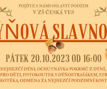 Dýňová slavnost 20.10. od 16:00