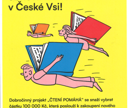 Čtení pomáhá, pomozte obnovit knihovnu v České Vsi!