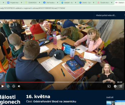 ČESKOVESKÁ ZÁKLADKA v hledáčku MÉDIÍ